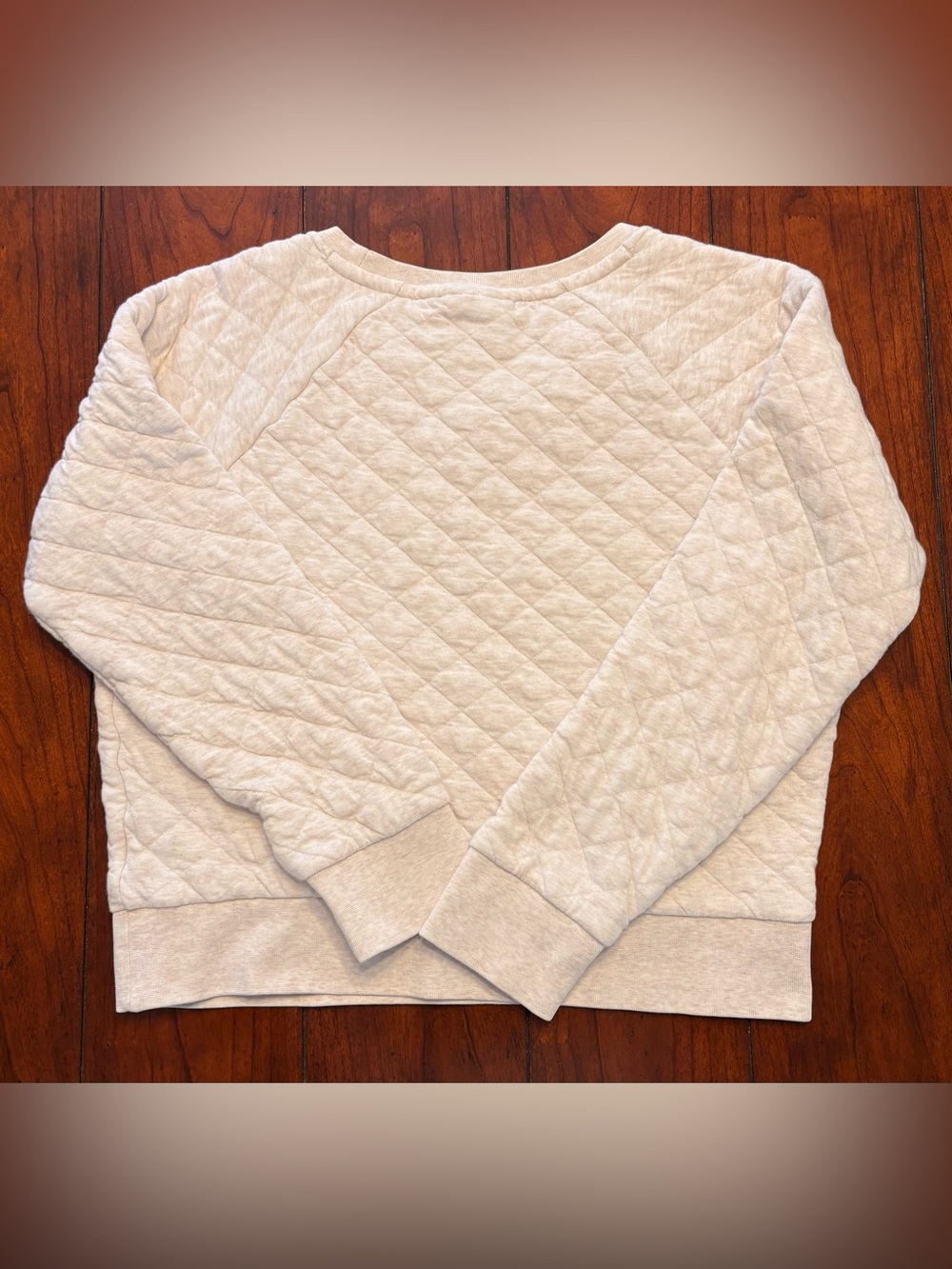 Patagonia Cream Quilted Crew Pullover - Picture 3 of 7
